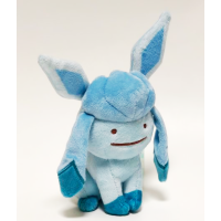 Authentic Pokemon center plush ditto transform Glaceon +/- 120cm